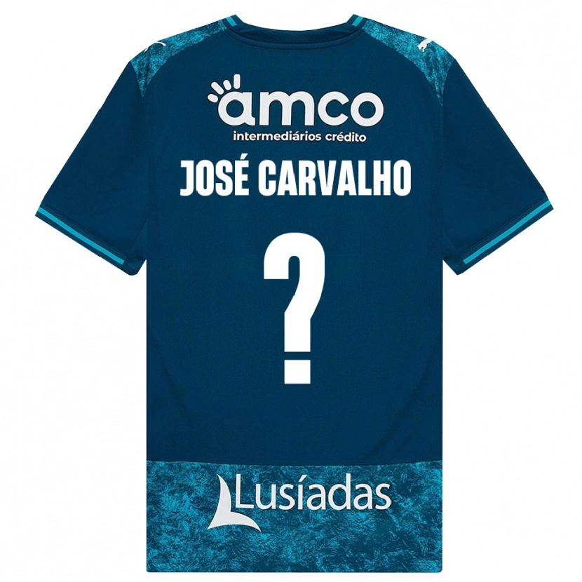 Danxen Niño Camiseta José Carvalho #0 Grisardodarkslategray Turquesamedio 2ª Equipación 2026/27 La Camisa México