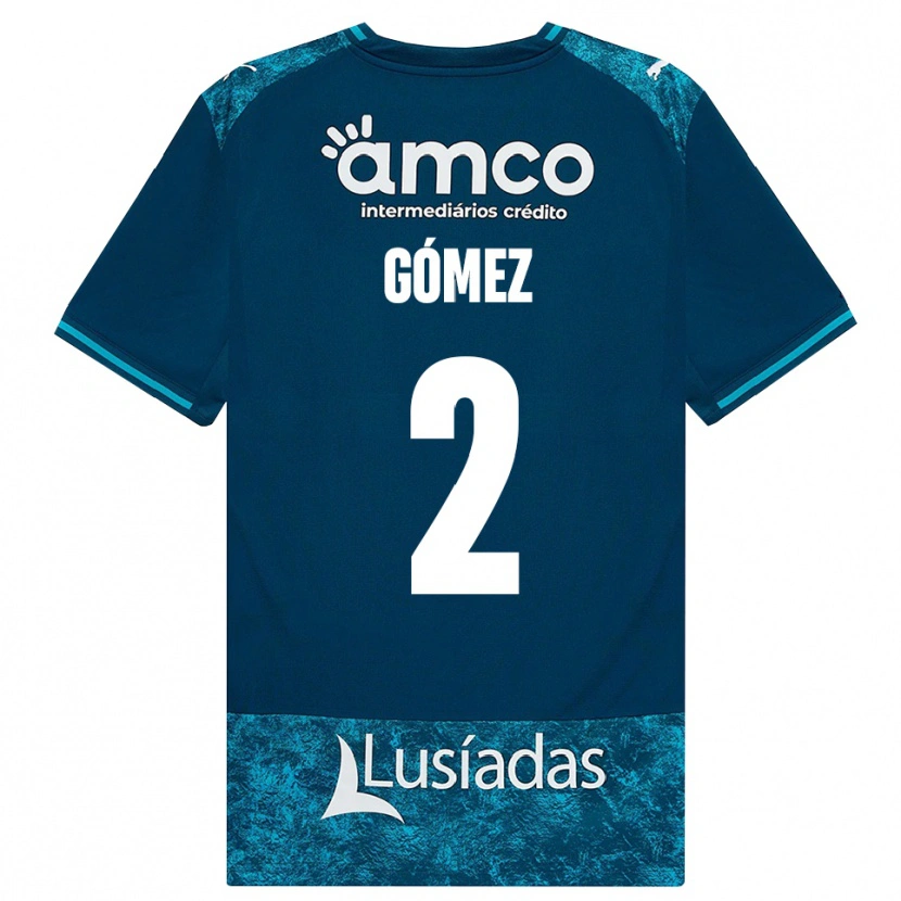 Danxen Niño Camiseta Víctor Gómez #2 Grisardodarkslategray Turquesamedio 2ª Equipación 2026/27 La Camisa México