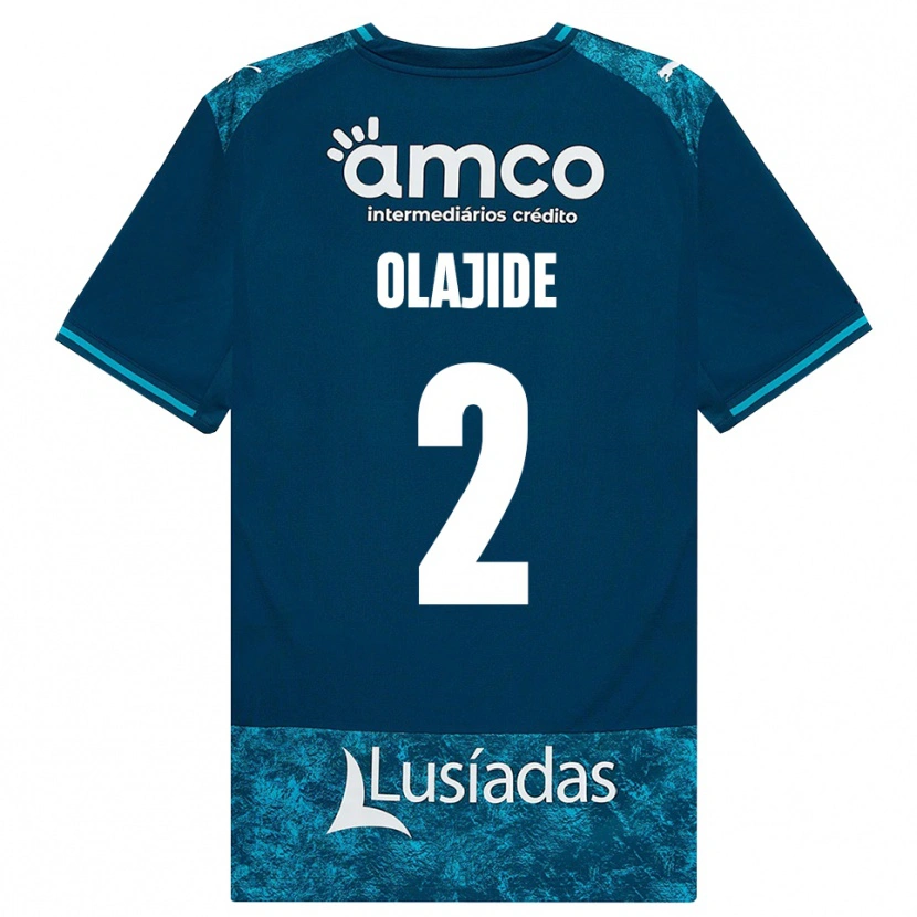 Danxen Niño Camiseta Mustapha Olajide #2 Grisardodarkslategray Turquesamedio 2ª Equipación 2026/27 La Camisa México