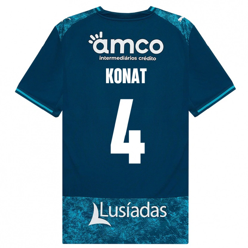 Danxen Niño Camiseta Katarzyna Konat #4 Grisardodarkslategray Turquesamedio 2ª Equipación 2026/27 La Camisa México