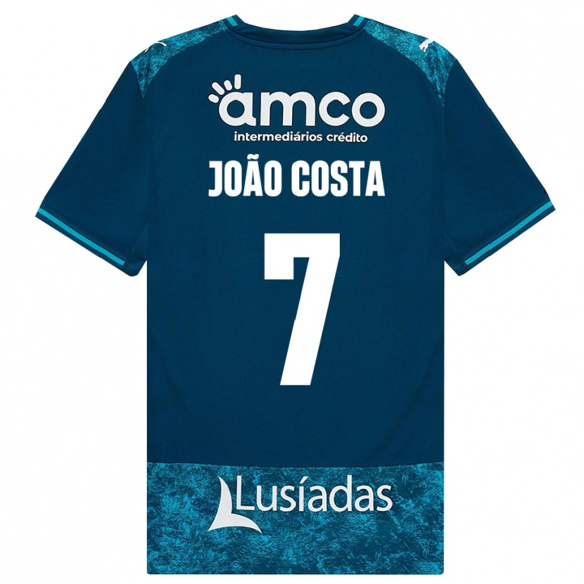 Danxen Niño Camiseta João Costa #7 Grisardodarkslategray Turquesamedio 2ª Equipación 2026/27 La Camisa México