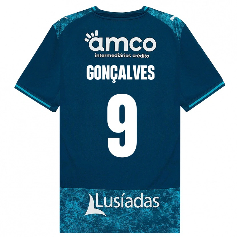 Danxen Niño Camiseta João Gonçalves #9 Grisardodarkslategray Turquesamedio 2ª Equipación 2026/27 La Camisa México