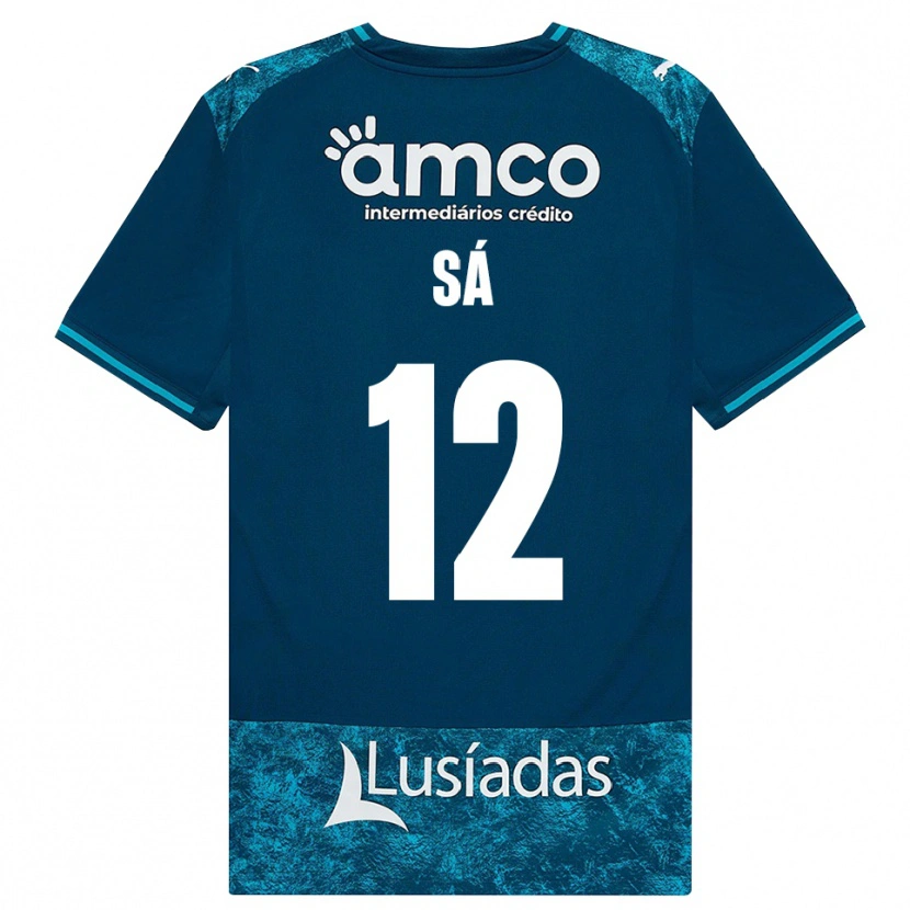 Danxen Niño Camiseta Tiago Sá #12 Grisardodarkslategray Turquesamedio 2ª Equipación 2026/27 La Camisa México