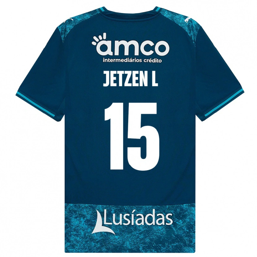Danxen Niño Camiseta Jetzen Lopes #15 Grisardodarkslategray Turquesamedio 2ª Equipación 2026/27 La Camisa México