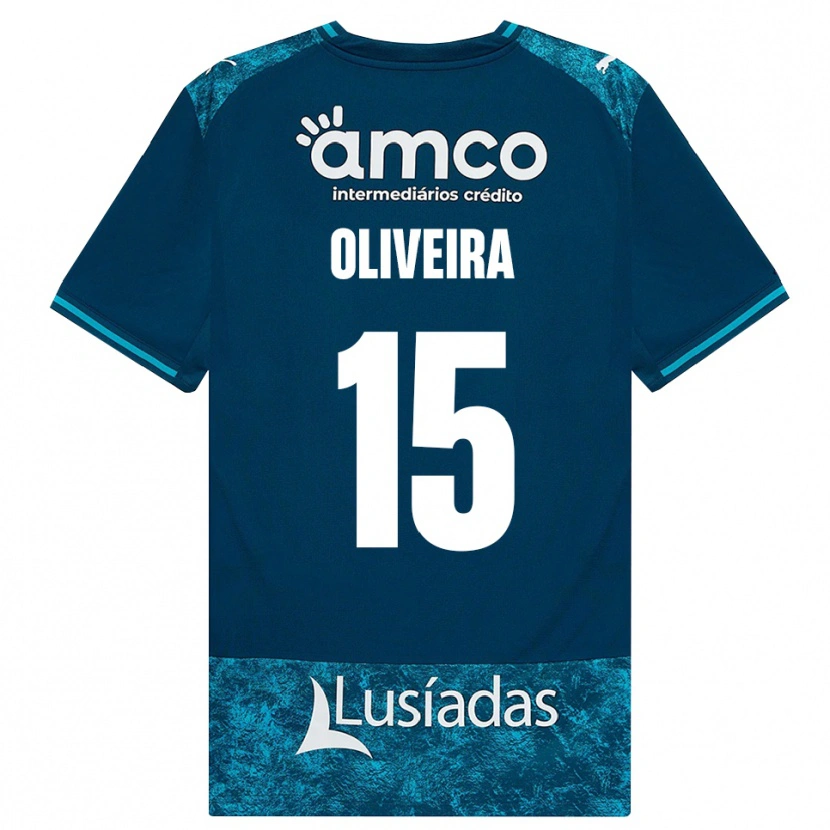Danxen Niño Camiseta Paulo Oliveira #15 Grisardodarkslategray Turquesamedio 2ª Equipación 2026/27 La Camisa México