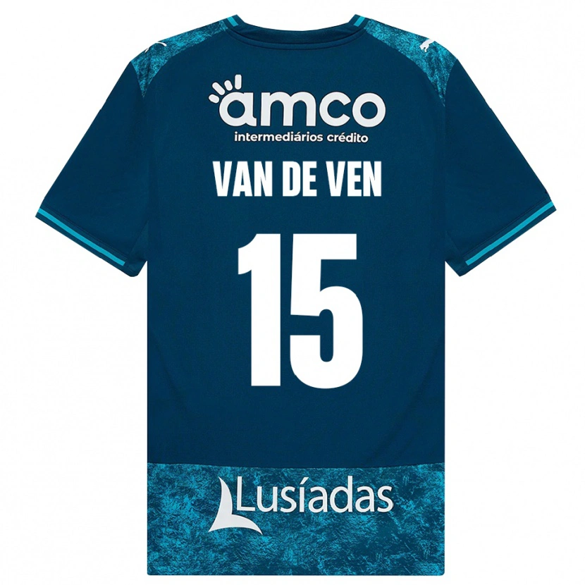 Danxen Niño Camiseta Zoï Van De Ven #15 Grisardodarkslategray Turquesamedio 2ª Equipación 2026/27 La Camisa México