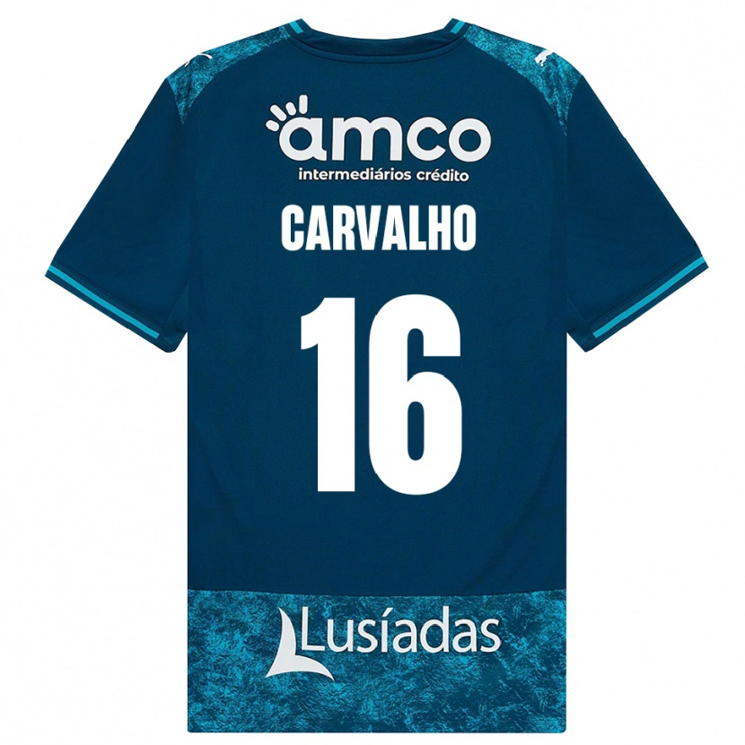 Danxen Niño Camiseta Alexandre Carvalho #16 Grisardodarkslategray Turquesamedio 2ª Equipación 2026/27 La Camisa México