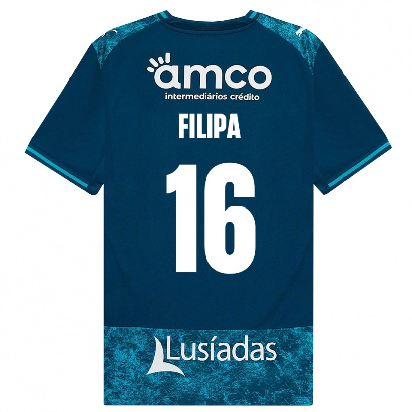 Danxen Niño Camiseta Ágata Filipa #16 Grisardodarkslategray Turquesamedio 2ª Equipación 2026/27 La Camisa México