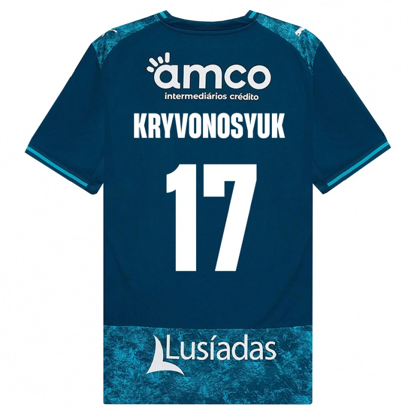 Danxen Niño Camiseta Leonardo Kryvonosyuk #17 Grisardodarkslategray Turquesamedio 2ª Equipación 2026/27 La Camisa México