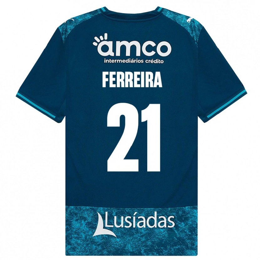 Danxen Niño Camiseta Ana Carolina Ferreira #21 Grisardodarkslategray Turquesamedio 2ª Equipación 2026/27 La Camisa México