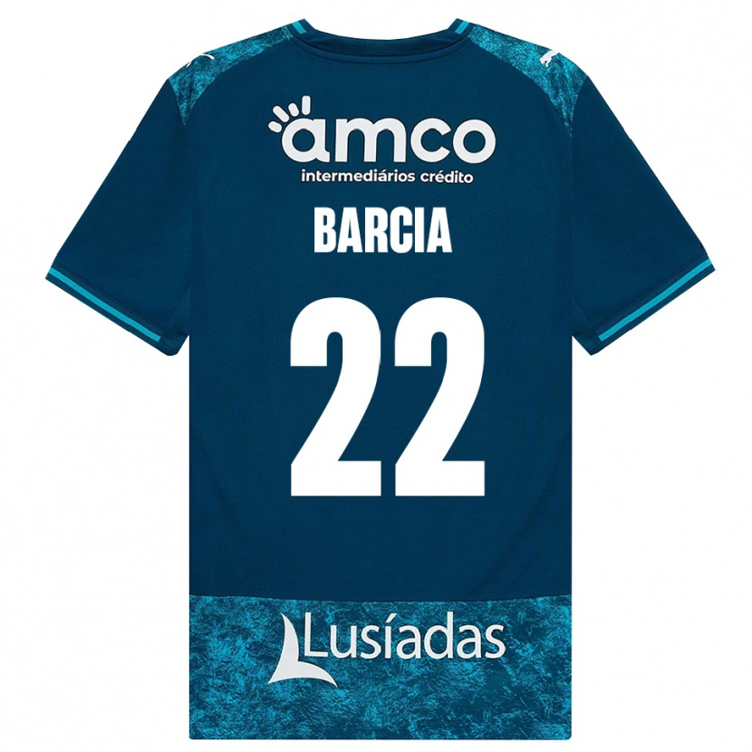 Danxen Niño Camiseta Sergio Barcia #22 Grisardodarkslategray Turquesamedio 2ª Equipación 2026/27 La Camisa México