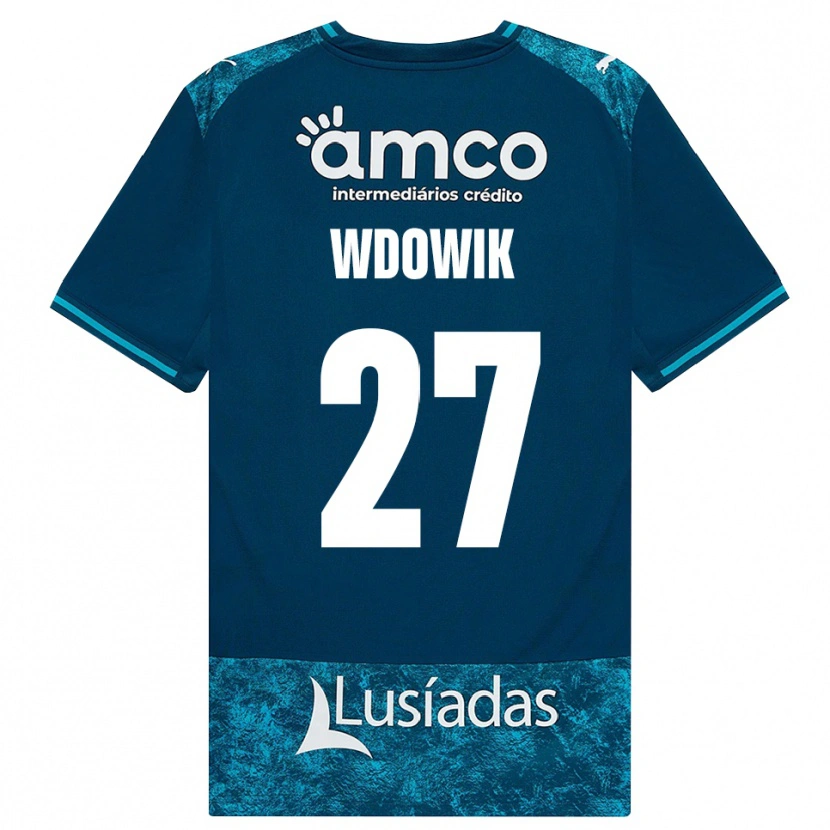Danxen Niño Camiseta Bartlomiej Wdowik #27 Grisardodarkslategray Turquesamedio 2ª Equipación 2026/27 La Camisa México