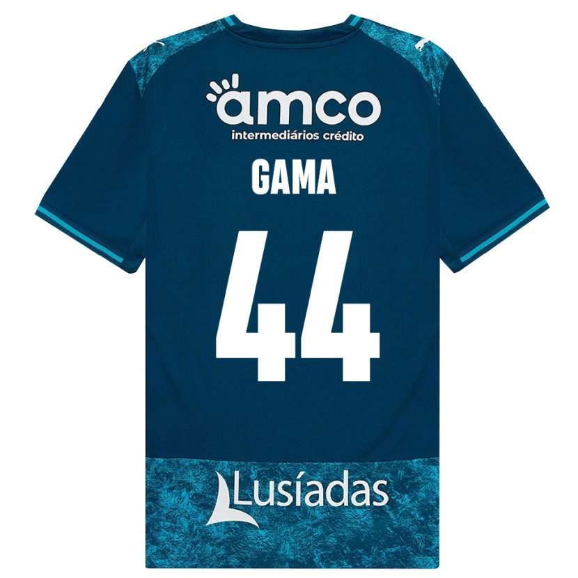Danxen Niño Camiseta Dinis Gama #44 Grisardodarkslategray Turquesamedio 2ª Equipación 2026/27 La Camisa México