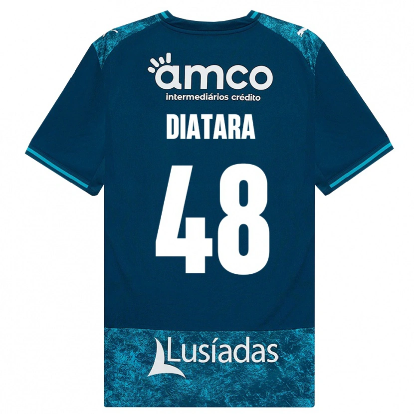 Danxen Niño Camiseta Samba Diatara #48 Grisardodarkslategray Turquesamedio 2ª Equipación 2026/27 La Camisa México