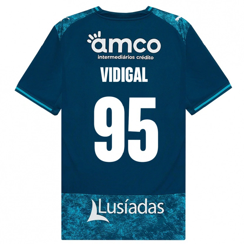 Danxen Niño Camiseta Sandro Vidigal #95 Grisardodarkslategray Turquesamedio 2ª Equipación 2026/27 La Camisa México