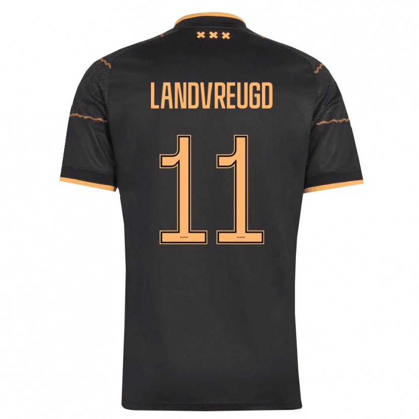 Danxen Niño Camiseta Nafairon Landvreugd #11 Negro Naranja 2ª Equipación 2026/27 La Camisa México