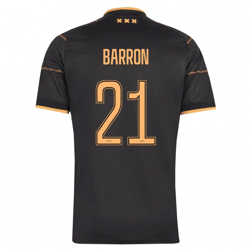 Danxen Niño Camiseta Eternal Barron #21 Negro Naranja 2ª Equipación 2026/27 La Camisa México