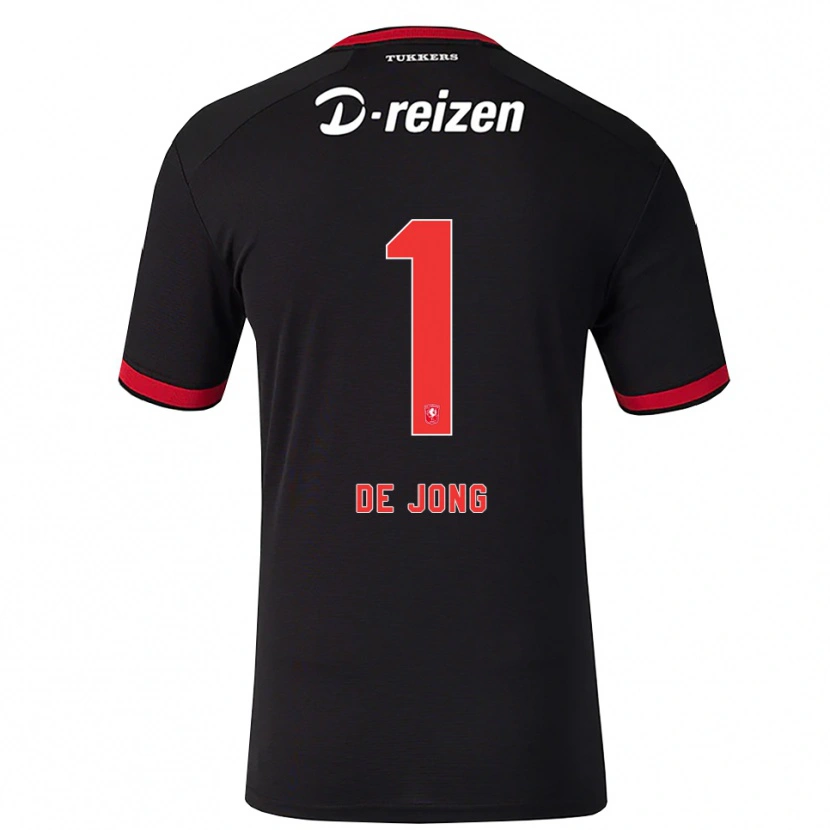 Danxen Niño Camiseta Danielle De Jong #1 Rojo Blanco Negro 2ª Equipación 2026/27 La Camisa México