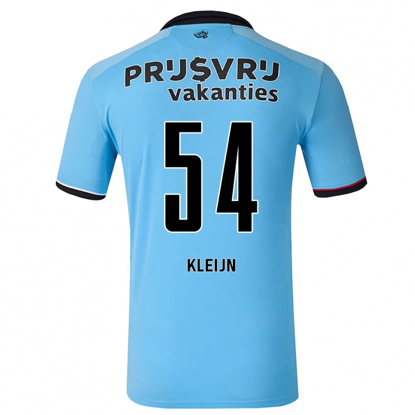 Danxen Niño Camiseta Mike Kleijn #54 Azulcieloprofundo Negro Rojo 2ª Equipación 2026/27 La Camisa México