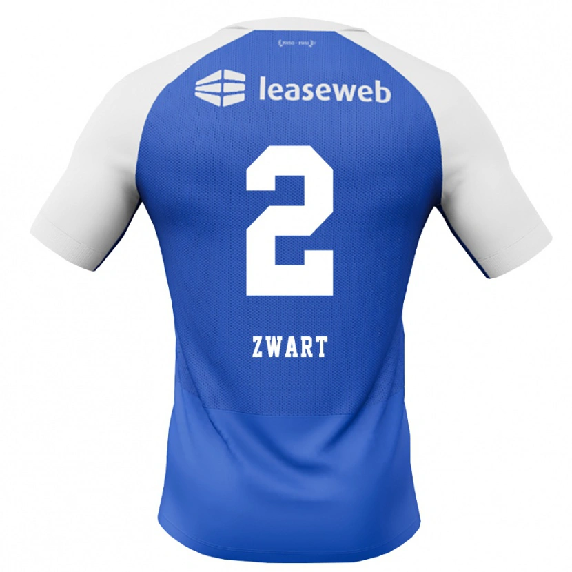 Danxen Niño Camiseta Jesper Zwart #2 Azuldodger Rojo Blanco 2ª Equipación 2026/27 La Camisa México