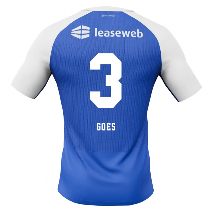 Danxen Niño Camiseta Wouter Goes #3 Azuldodger Rojo Blanco 2ª Equipación 2026/27 La Camisa México