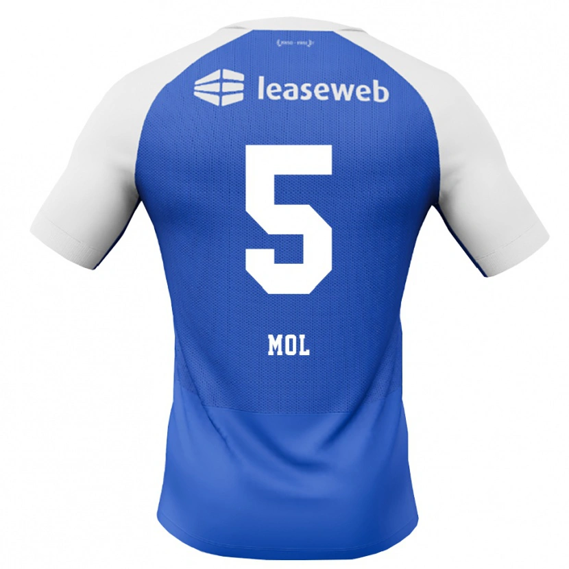 Danxen Niño Camiseta Camie Mol #5 Azuldodger Rojo Blanco 2ª Equipación 2026/27 La Camisa México