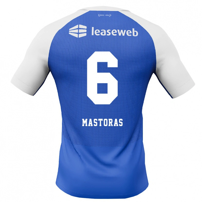 Danxen Niño Camiseta Enoch Mastoras #6 Azuldodger Rojo Blanco 2ª Equipación 2026/27 La Camisa México