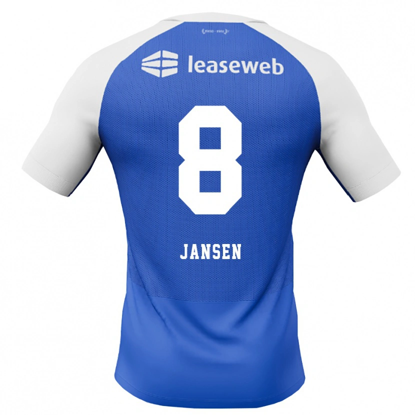 Danxen Niño Camiseta Jim Jansen #8 Azuldodger Rojo Blanco 2ª Equipación 2026/27 La Camisa México