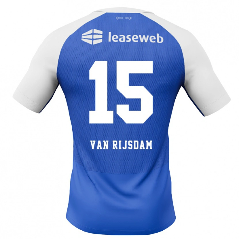 Danxen Niño Camiseta Julian Van Rijsdam #15 Azuldodger Rojo Blanco 2ª Equipación 2026/27 La Camisa México