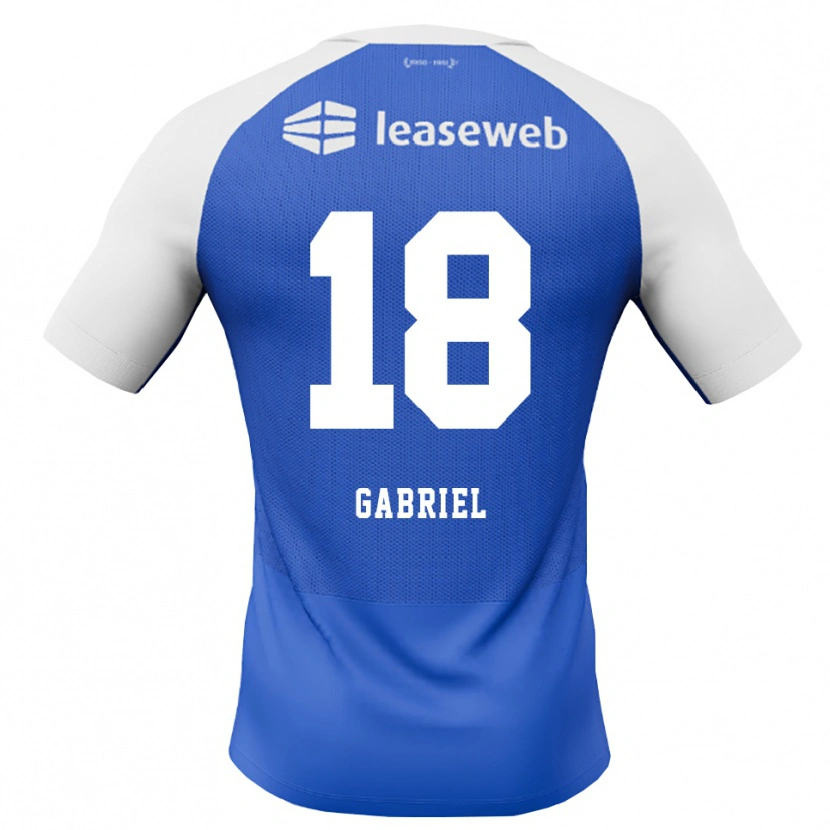 Danxen Niño Camiseta Gabriel Jongens #18 Azuldodger Rojo Blanco 2ª Equipación 2026/27 La Camisa México