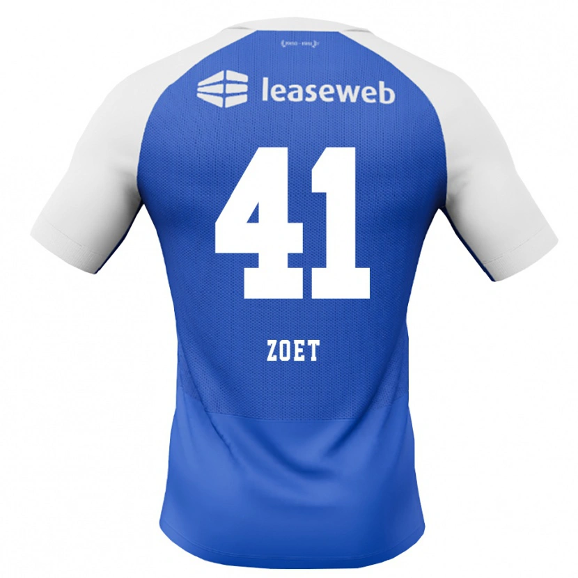 Danxen Niño Camiseta Jeroen Zoet #41 Azuldodger Rojo Blanco 2ª Equipación 2026/27 La Camisa México
