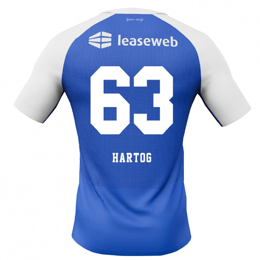 Danxen Niño Camiseta Jasper Hartog #63 Azuldodger Rojo Blanco 2ª Equipación 2026/27 La Camisa México
