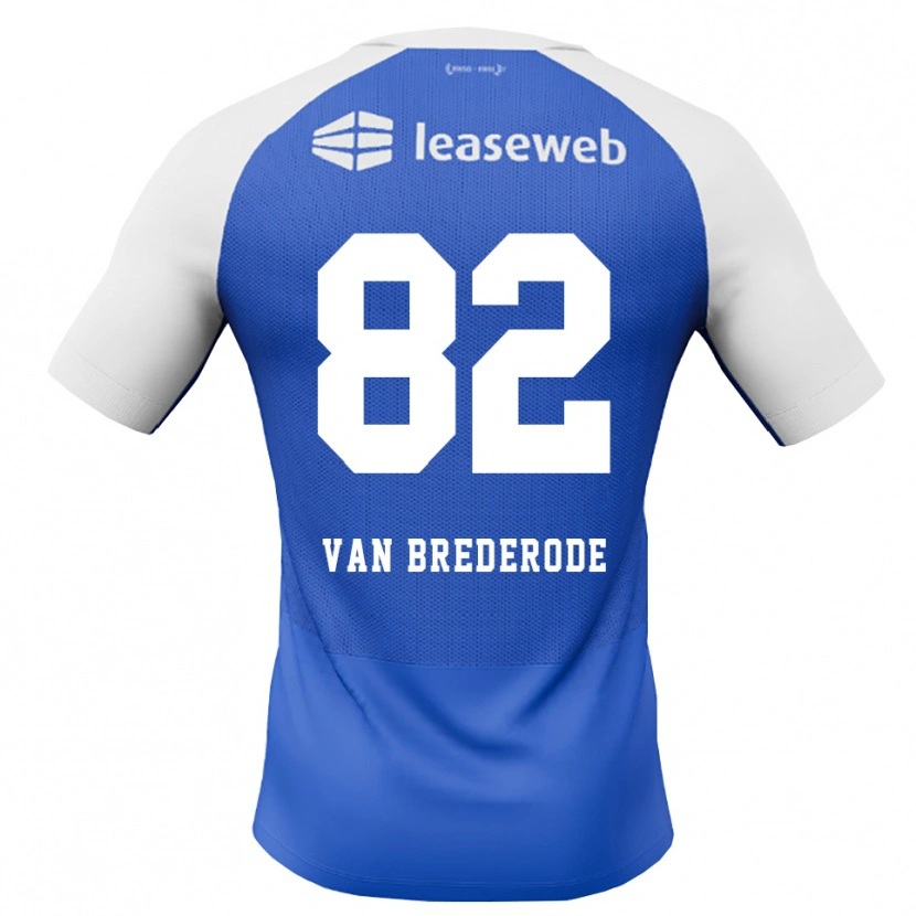 Danxen Niño Camiseta Myron Van Brederode #82 Azuldodger Rojo Blanco 2ª Equipación 2026/27 La Camisa México