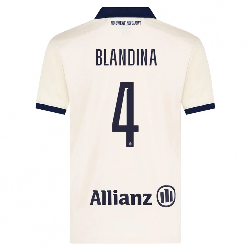 Danxen Niño Camiseta Noham Blandina #4 Beige Negro 2ª Equipación 2026/27 La Camisa México