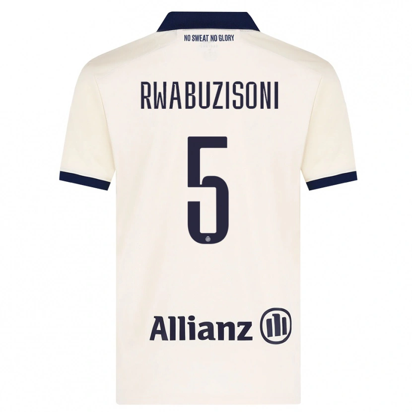 Danxen Niño Camiseta Noah Rwabuzisoni #5 Beige Negro 2ª Equipación 2026/27 La Camisa México