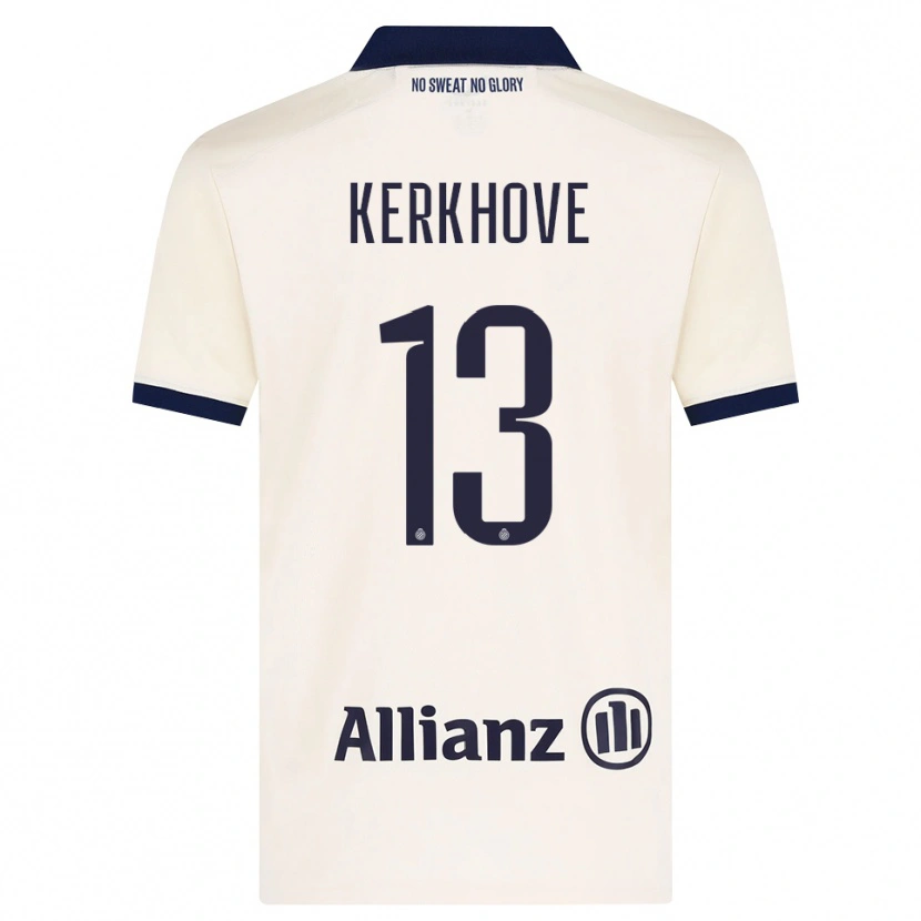 Danxen Niño Camiseta Angel Kerkhove #13 Beige Negro 2ª Equipación 2026/27 La Camisa México