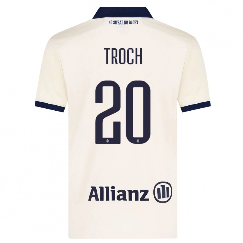 Danxen Niño Camiseta Stan Troch #20 Beige Negro 2ª Equipación 2026/27 La Camisa México