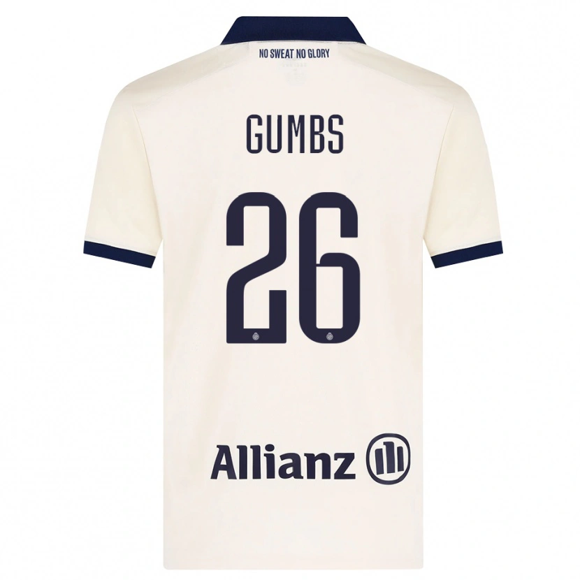 Danxen Niño Camiseta Aisse Gumbs #26 Beige Negro 2ª Equipación 2026/27 La Camisa México