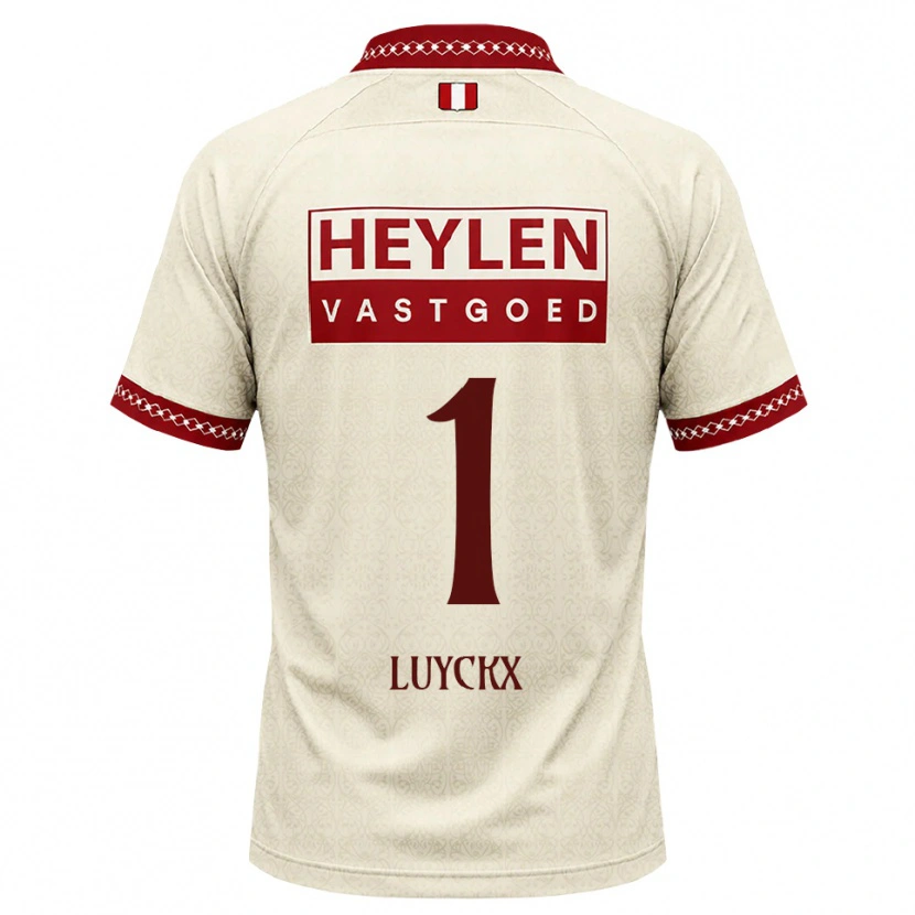 Danxen Niño Camiseta Vic Luyckx #1 Beige Rojo 2ª Equipación 2026/27 La Camisa México