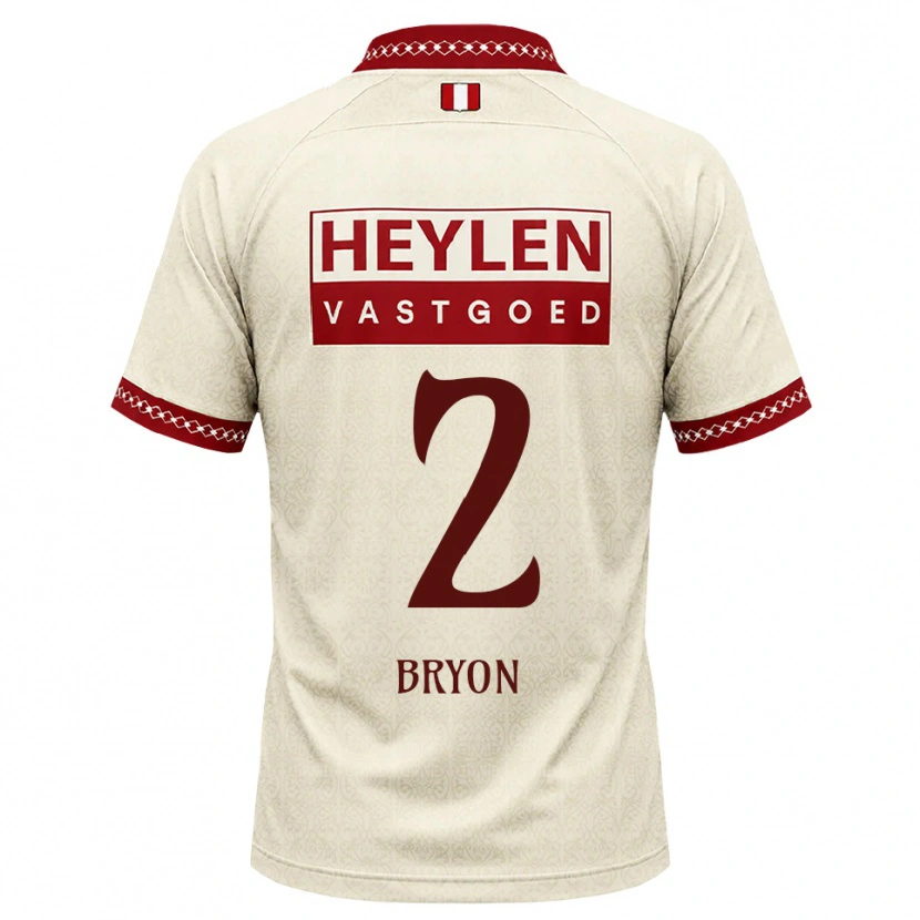 Danxen Niño Camiseta Robbe Bryon #2 Beige Rojo 2ª Equipación 2026/27 La Camisa México