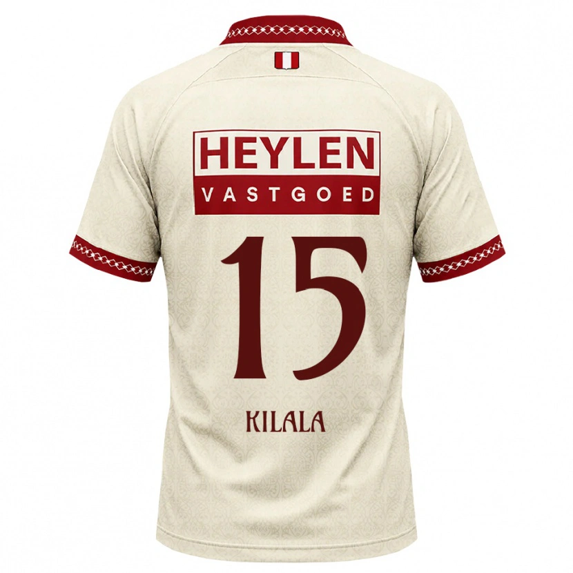 Danxen Niño Camiseta Baptiste Kilala #15 Beige Rojo 2ª Equipación 2026/27 La Camisa México
