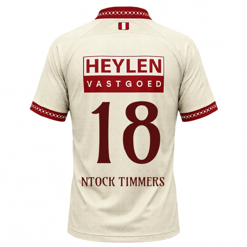 Danxen Niño Camiseta Kurtis Ntock #18 Beige Rojo 2ª Equipación 2026/27 La Camisa México
