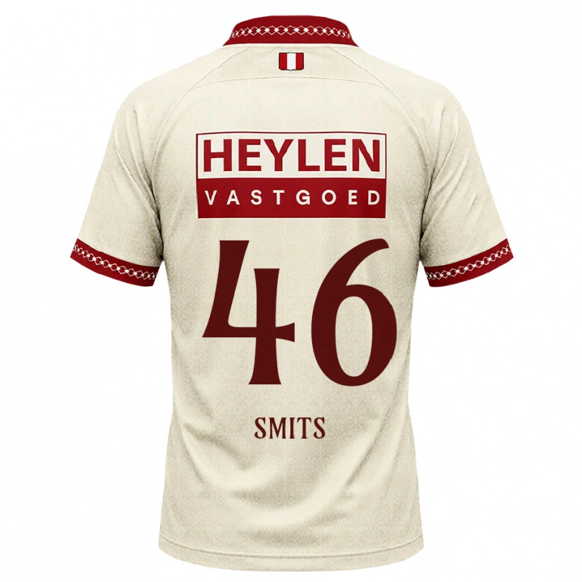 Danxen Niño Camiseta Milan Smits #46 Beige Rojo 2ª Equipación 2026/27 La Camisa México