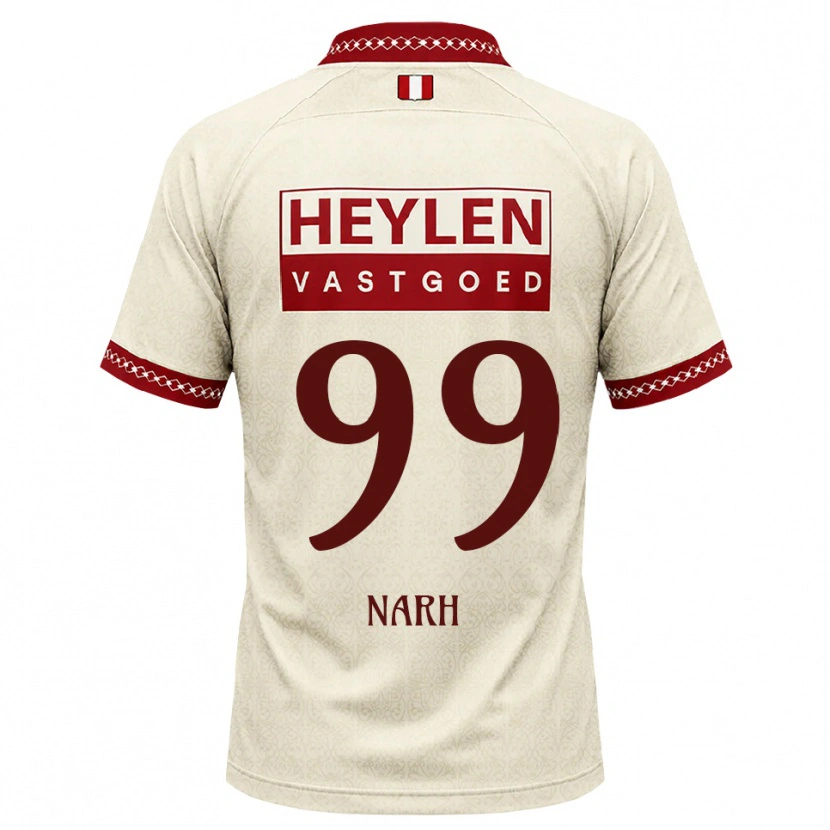 Danxen Niño Camiseta Luis Narh #99 Beige Rojo 2ª Equipación 2026/27 La Camisa México