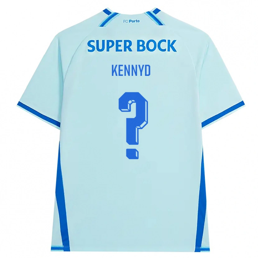 Danxen Niño Camiseta Kennyd #0 Cianclaro Azul Equipación Tercera 2026/27 La Camisa México