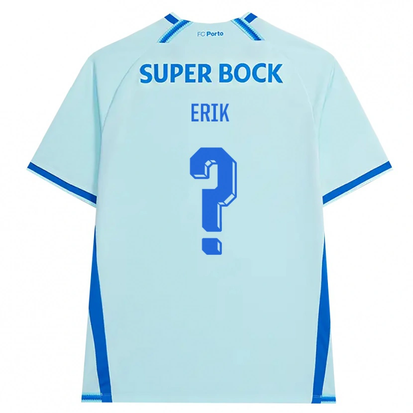 Danxen Niño Camiseta Erik #0 Cianclaro Azul Equipación Tercera 2026/27 La Camisa México