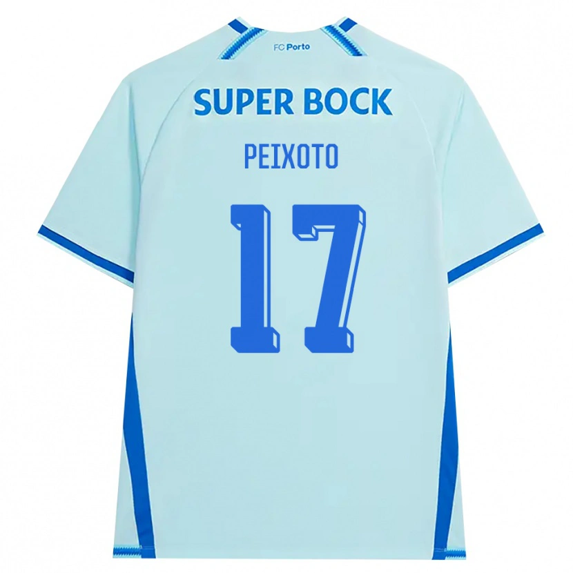 Danxen Niño Camiseta Tomás Peixoto #17 Cianclaro Azul Equipación Tercera 2026/27 La Camisa México