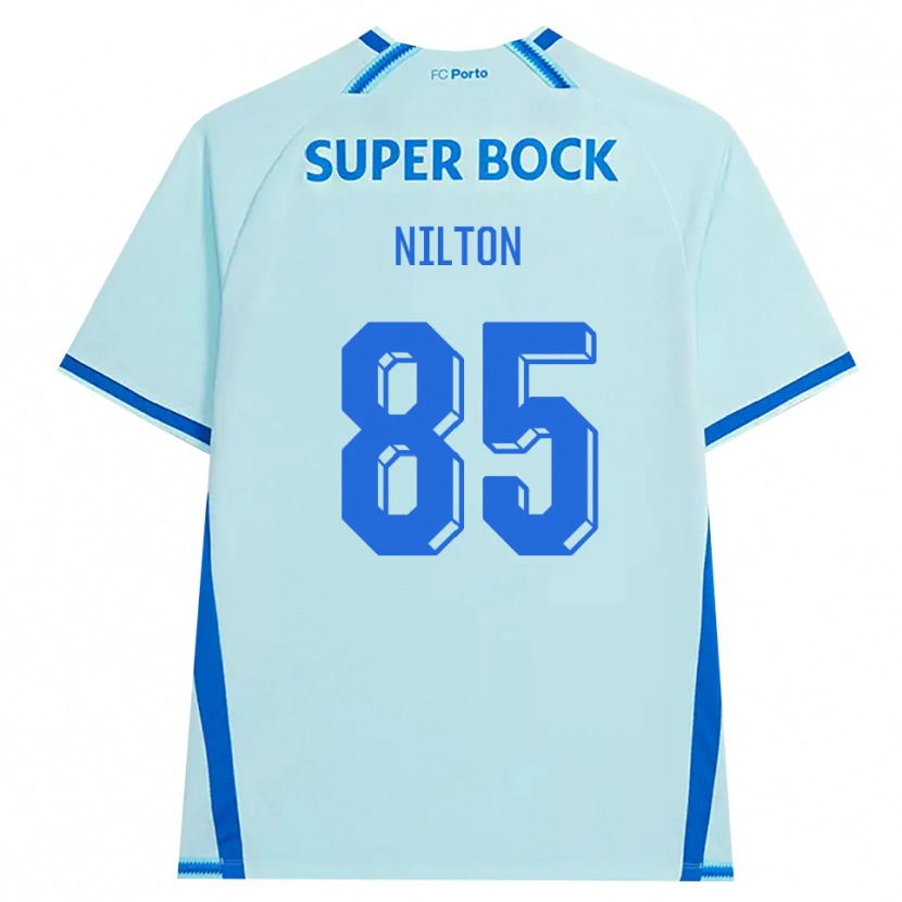 Danxen Niño Camiseta Nilton #85 Cianclaro Azul Equipación Tercera 2026/27 La Camisa México