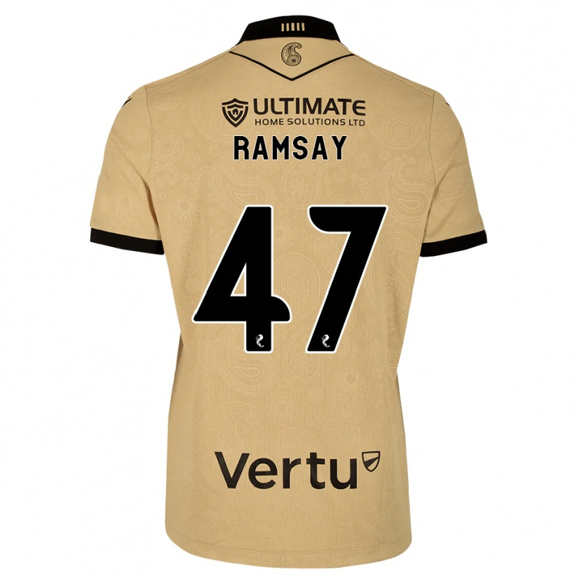 Danxen Niño Camiseta Calvin Ramsay #47 Madera De Burlón Negro 2ª Equipación 2026/27 La Camisa México