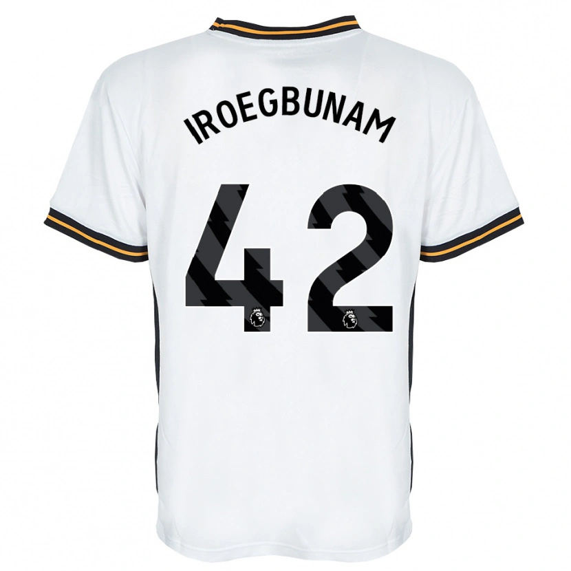 Danxen Niño Camiseta Tim Iroegbunam #42 Blanco Naranja Negro 2ª Equipación 2026/27 La Camisa México